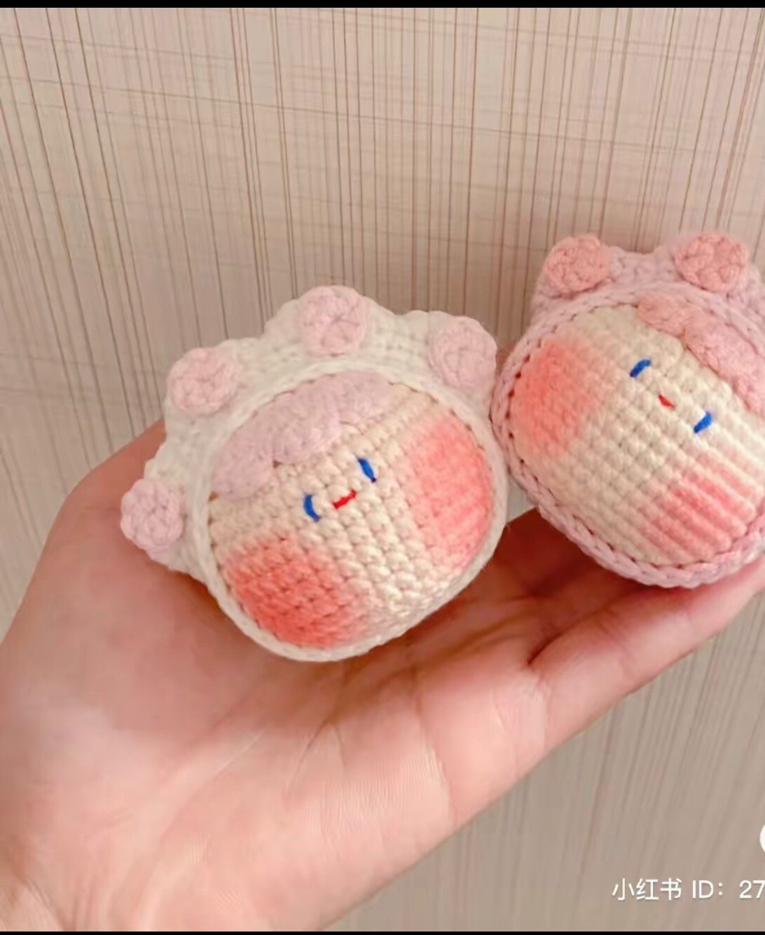 Hướng dẫn móc mochi chân mèo cute