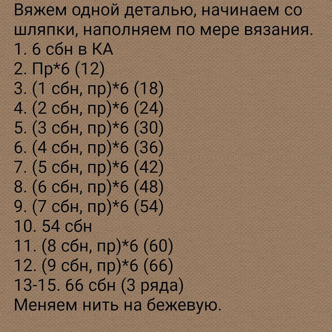 Инструкция по вязанию грибов крючком. Описание грибочков