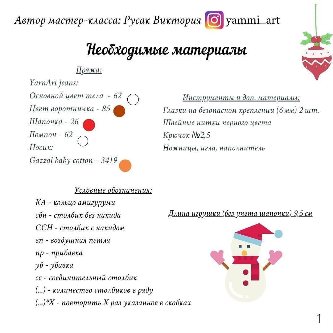 Инструкция по вязанию кролика крючком. Бесплатное описание снеговичков⛄⛄