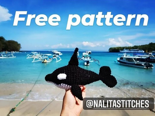 killer whale crochet pattern