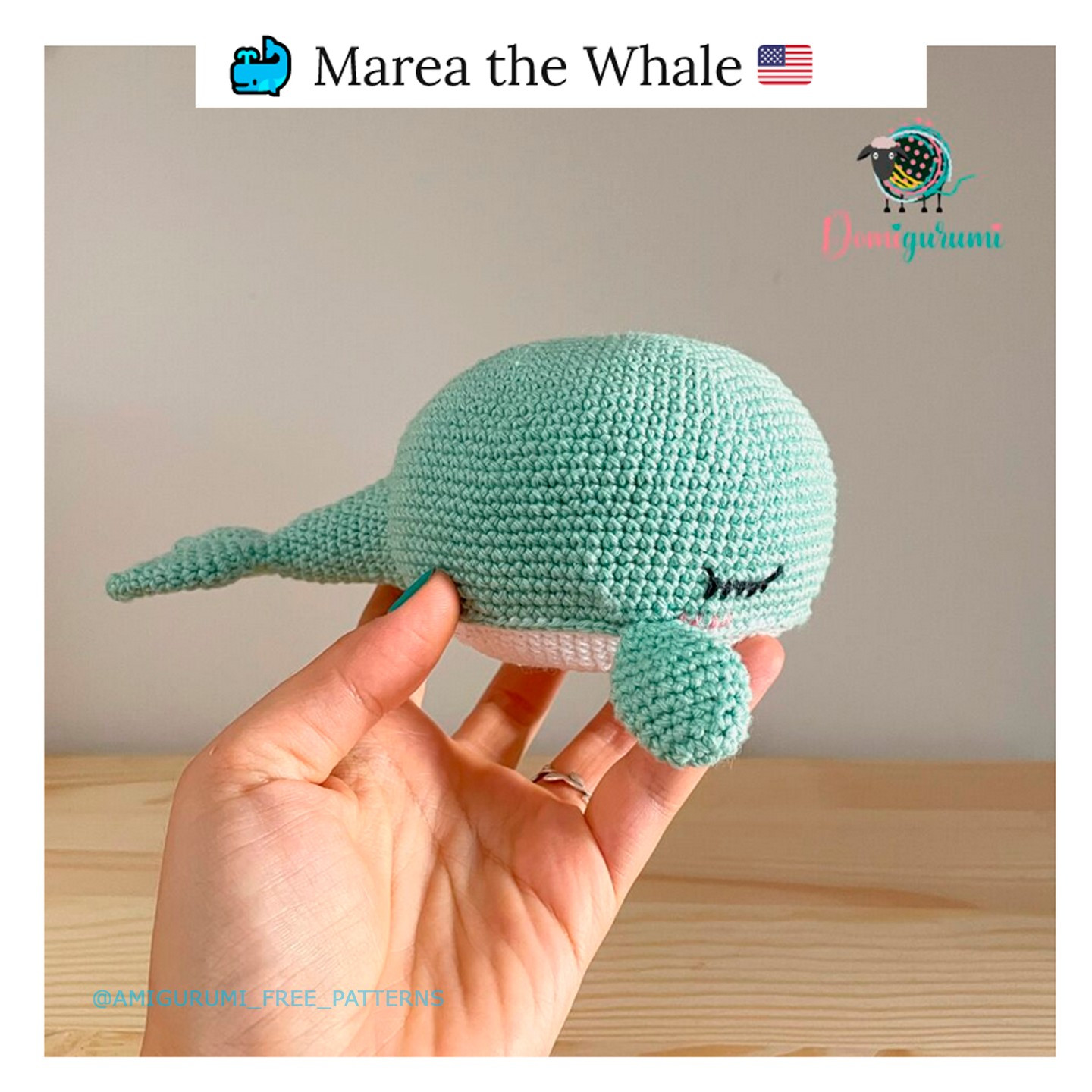 marea the whale crochet pattern