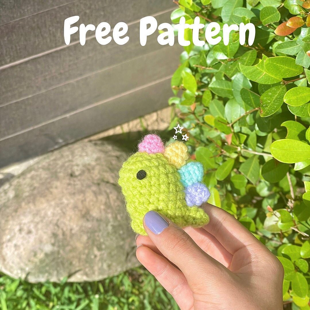 mini dinosaur crochet pattern
