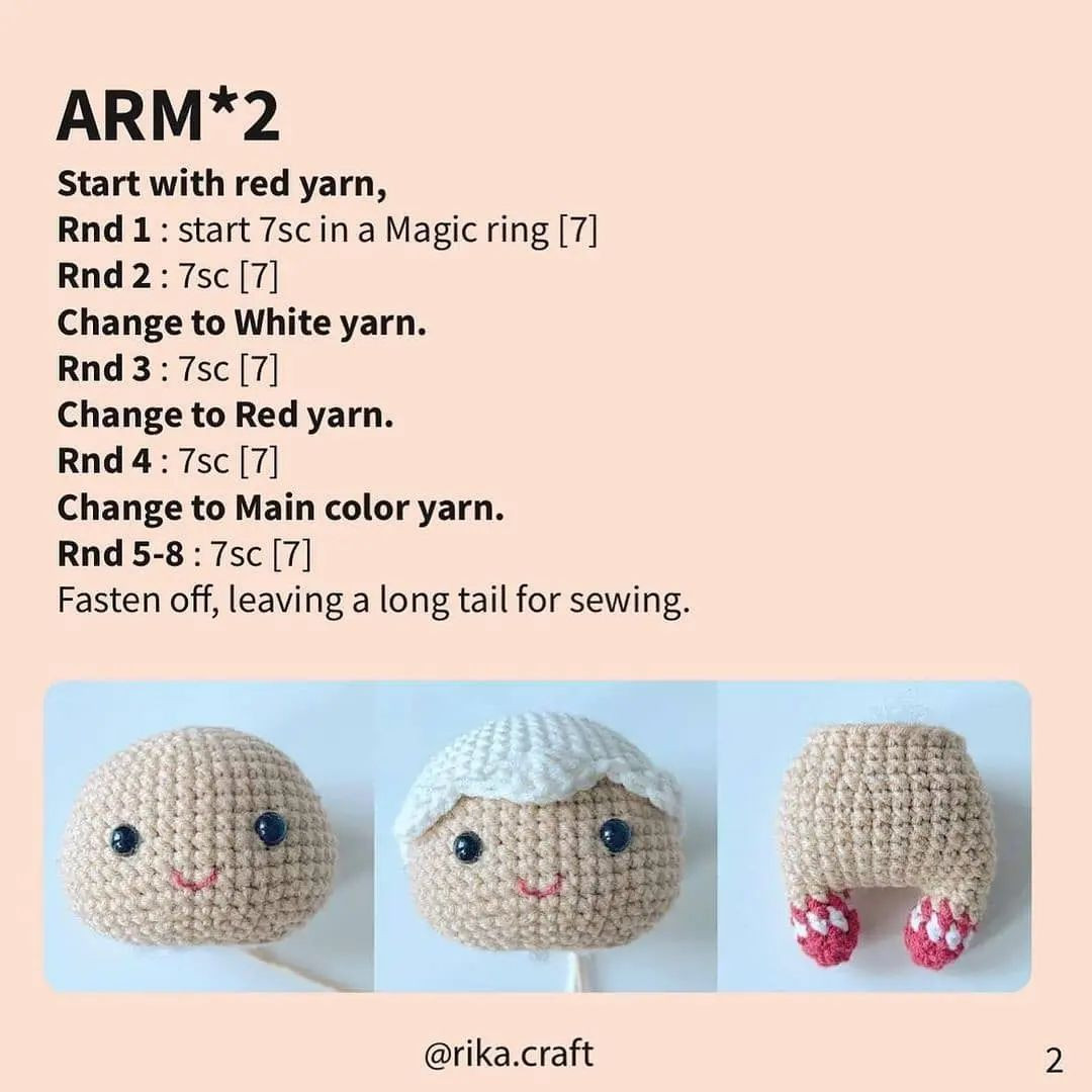 Mini GingerBread crochet pattern