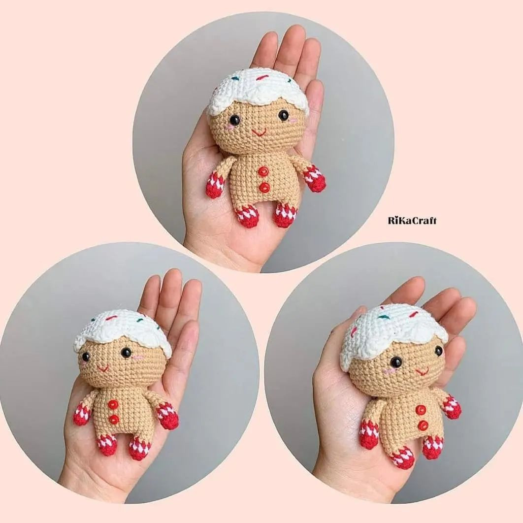 Mini GingerBread crochet pattern