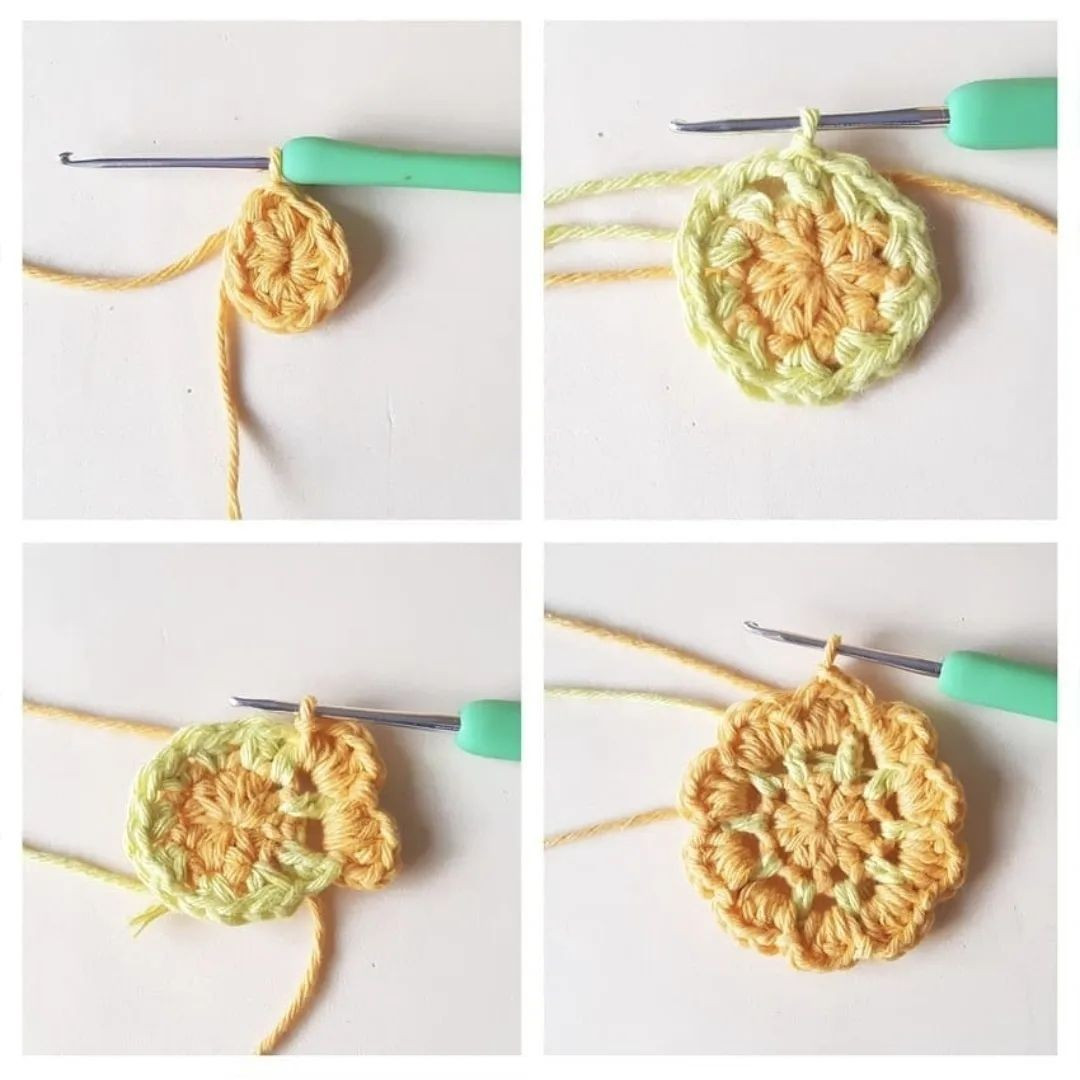 mini mandala crochet pattern
