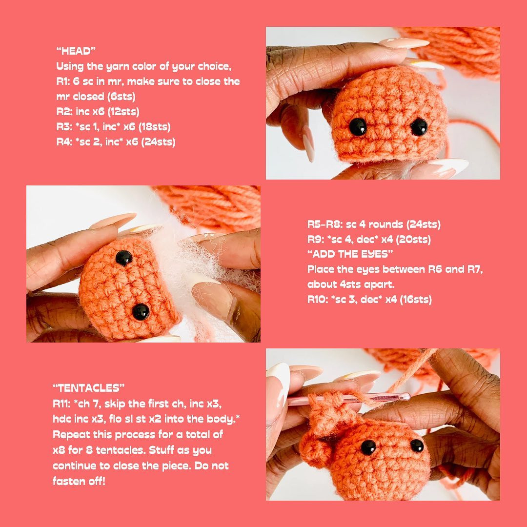 mini octopus crochet pattern pdf