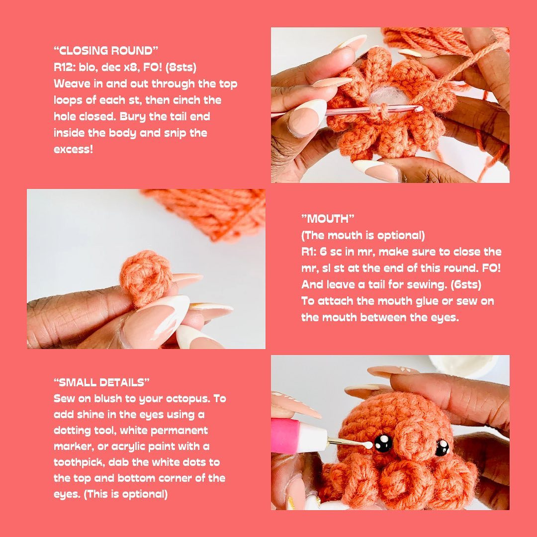 mini octopus crochet pattern pdf