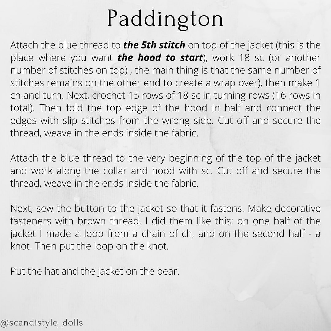Mini Paddington bear🥰🐻
