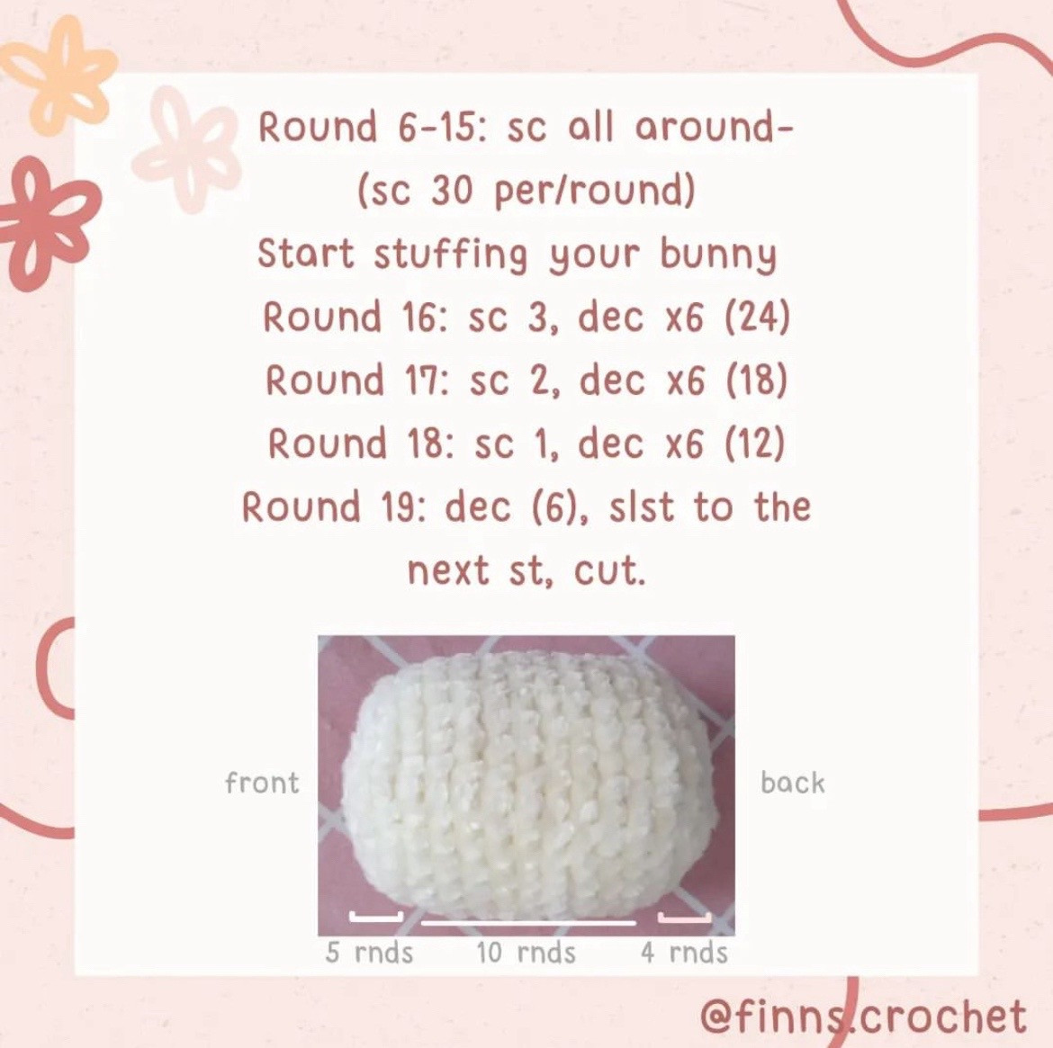 mochi bunny crochet pattern