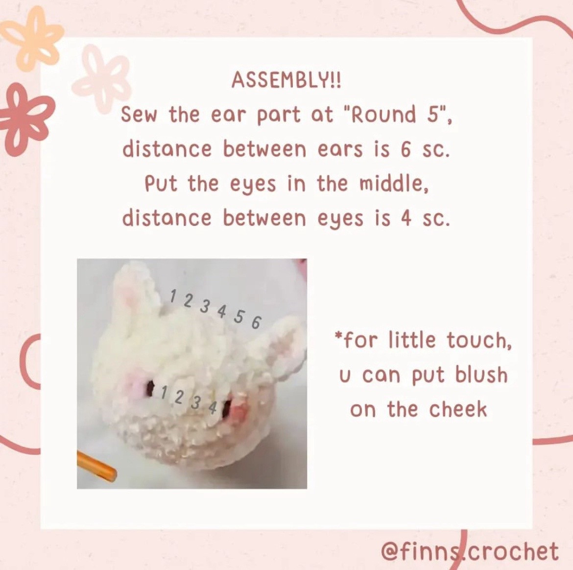 mochi bunny crochet pattern