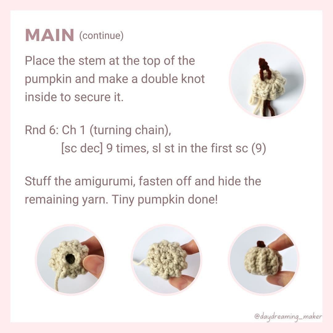 no sew mini pumpkin free pattern