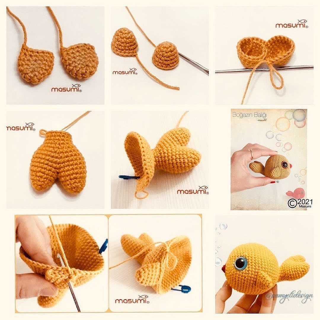 orange bird crochet pattern