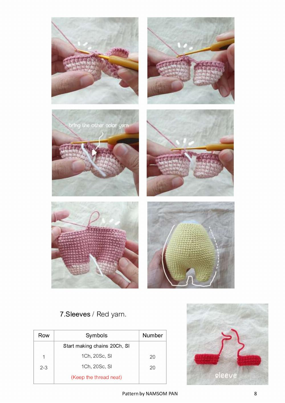 pooh crochet pattern