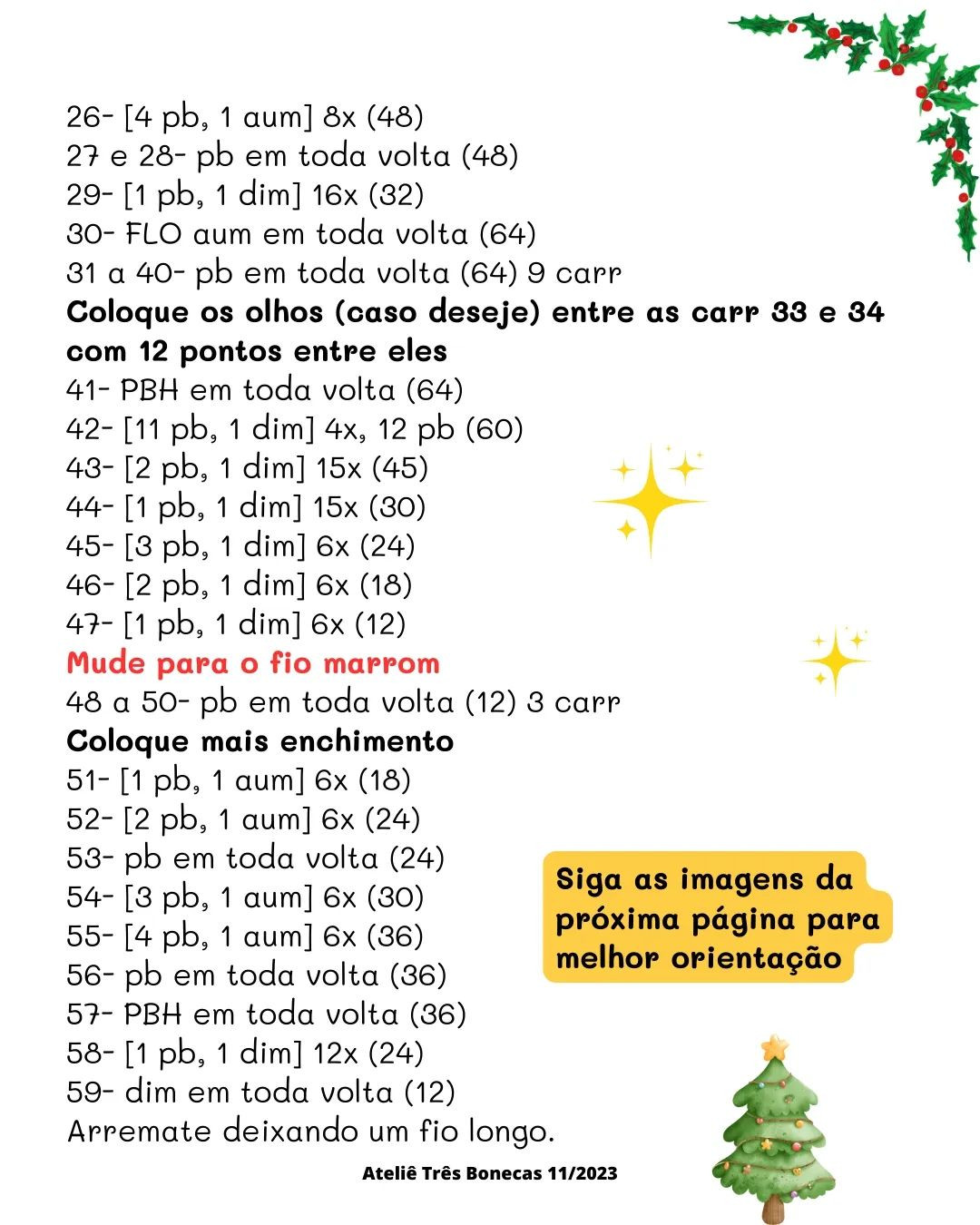 Receita Gratuita PINHEIRO de Natal