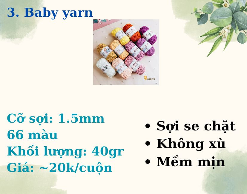 review một số loại len