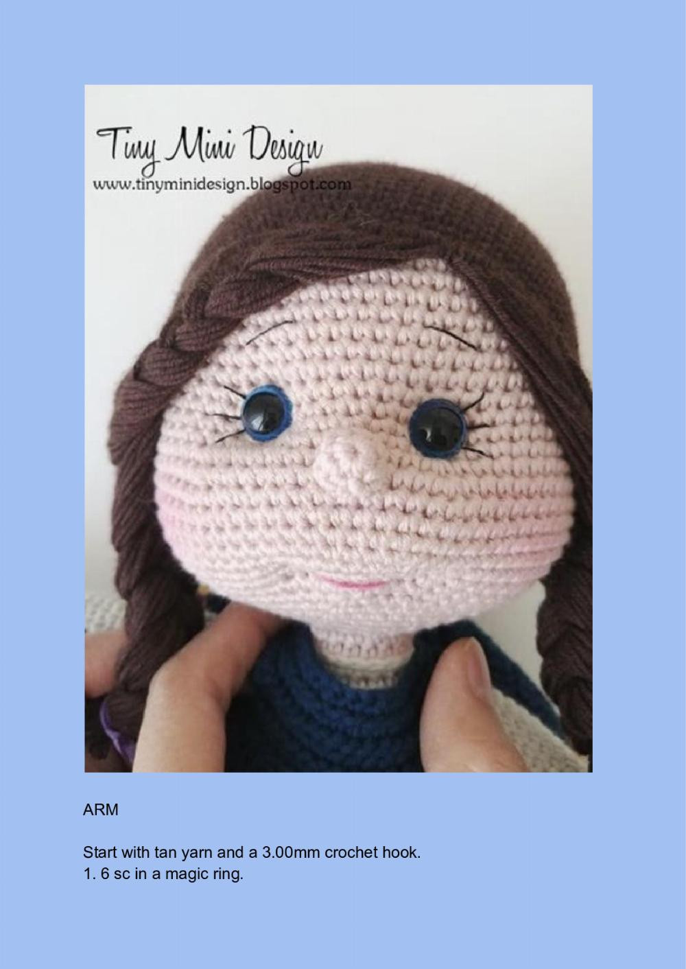 Sofia Doll crochet pattern