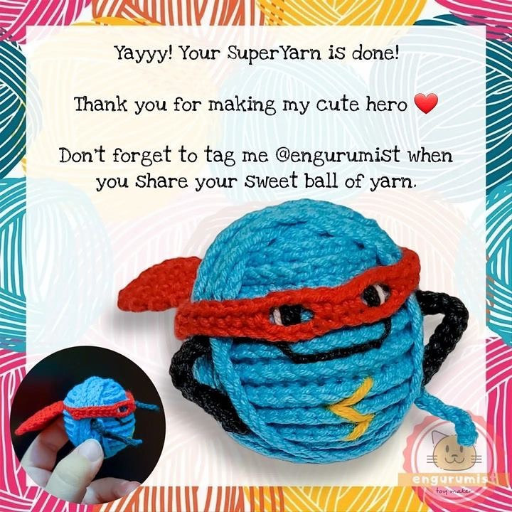 super yarn amazing ball of yarn free pattern