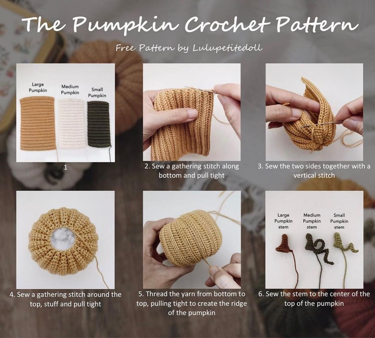 the pumpkin crochet free pattern