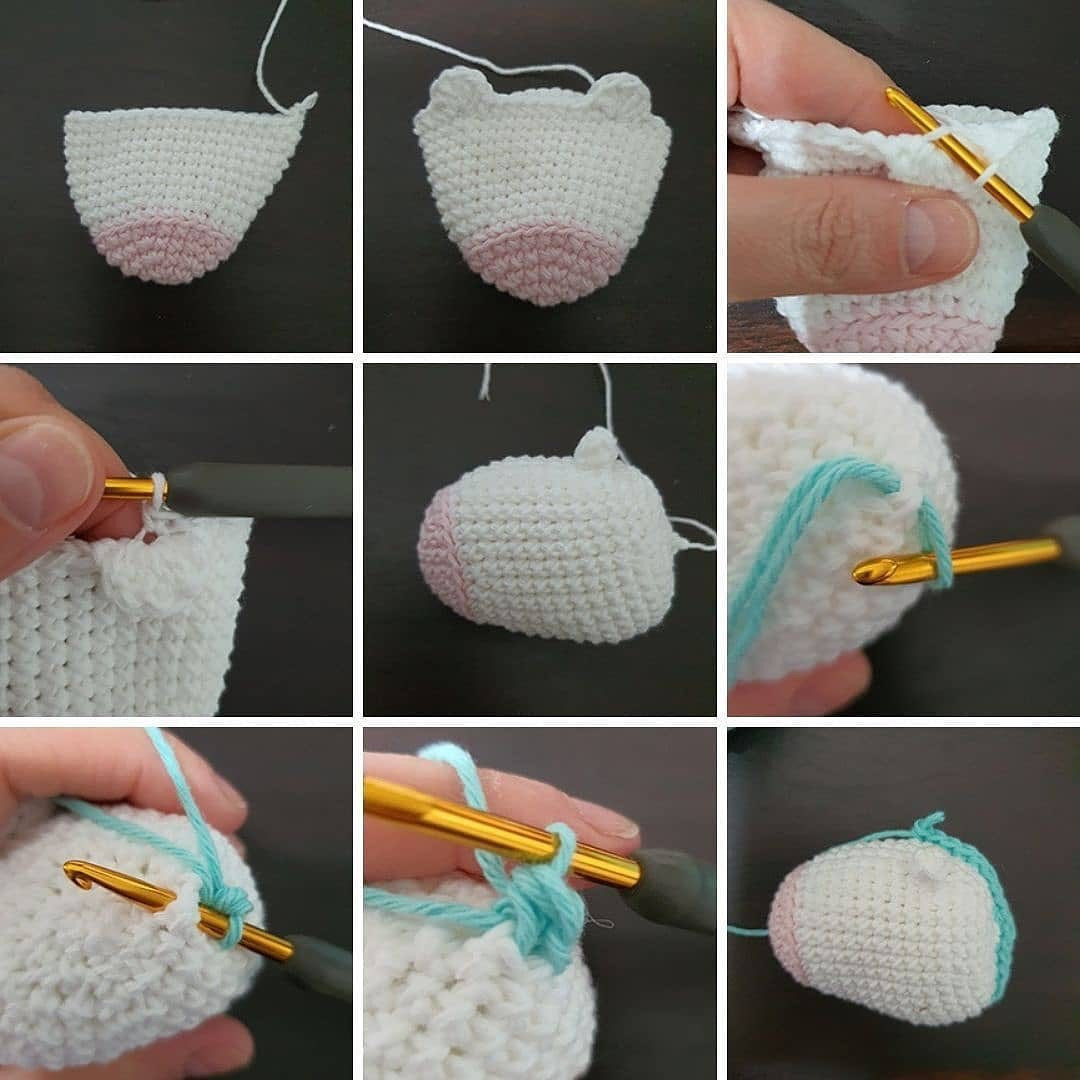 Unicorn rattle crochet crochet pattern