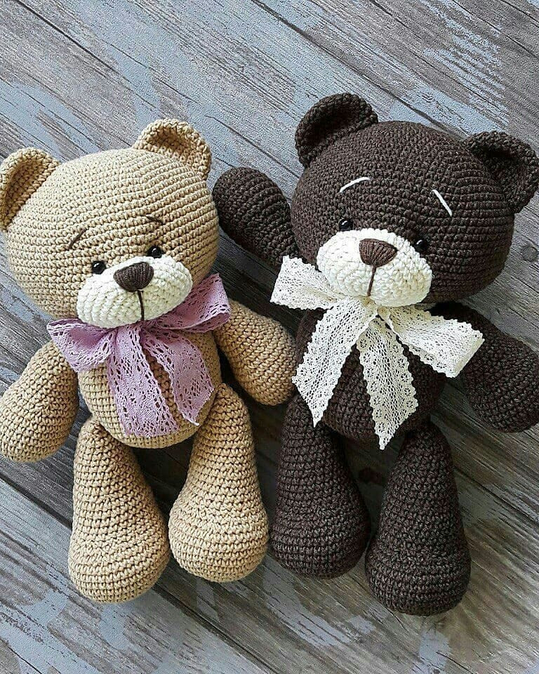 Вязаные мишки 🐻