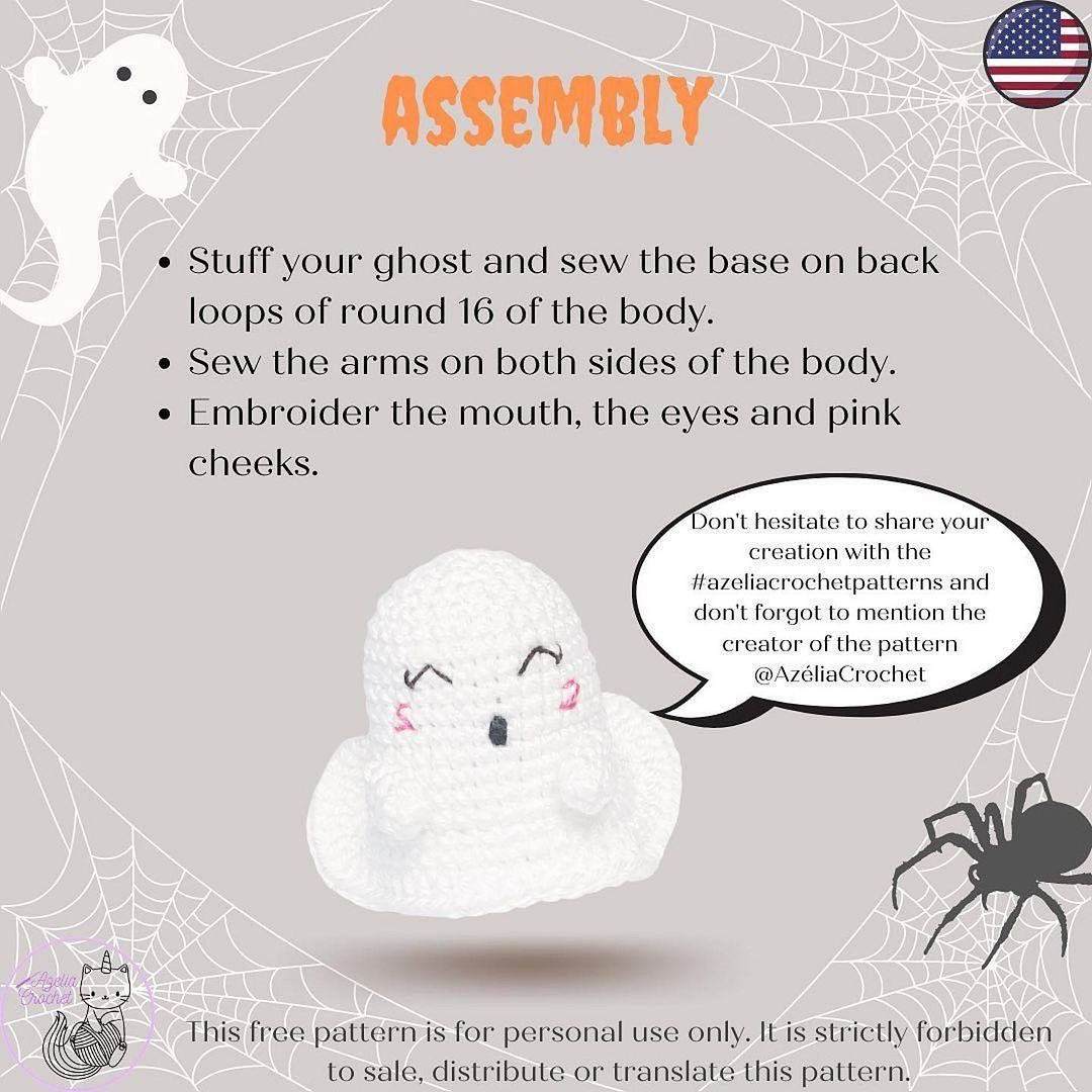 white ghost crochet pattern