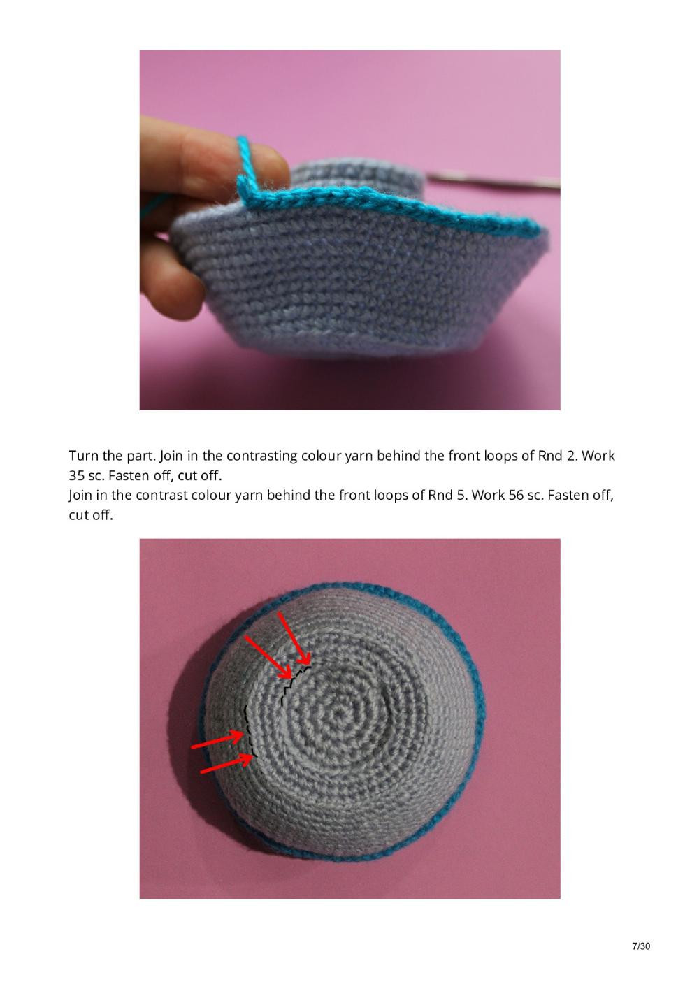 A Flying Saucer crochet pattern