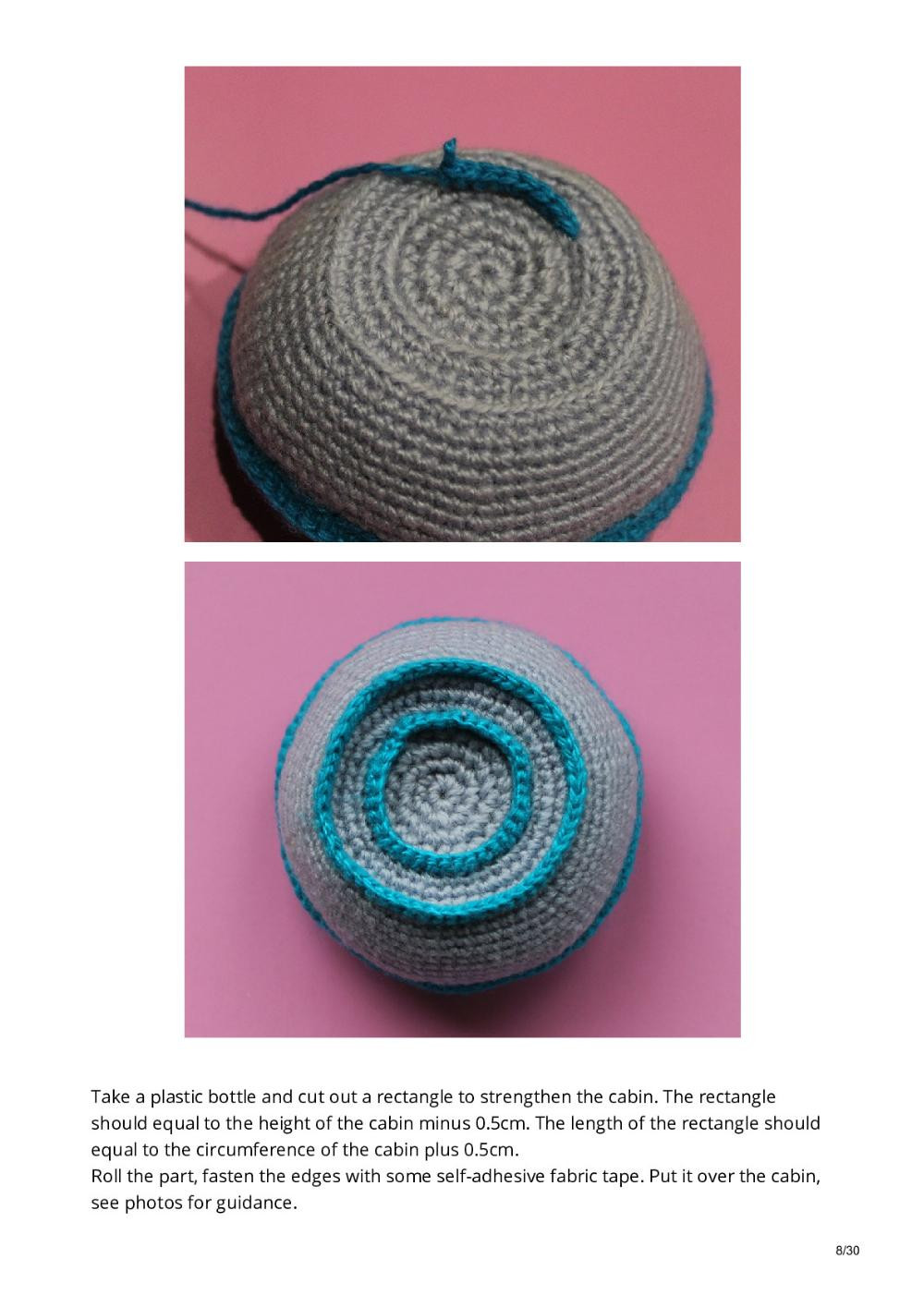 A Flying Saucer crochet pattern