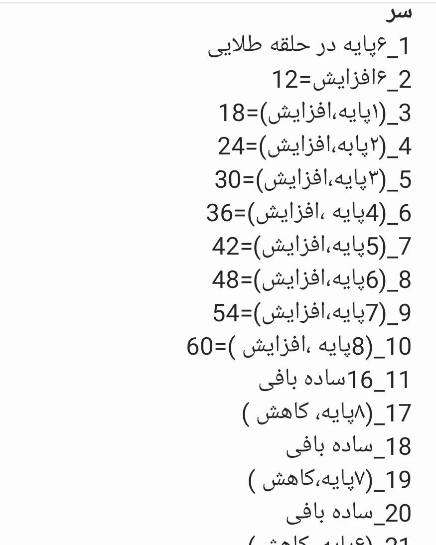 الگوی قلاب بافی اردک