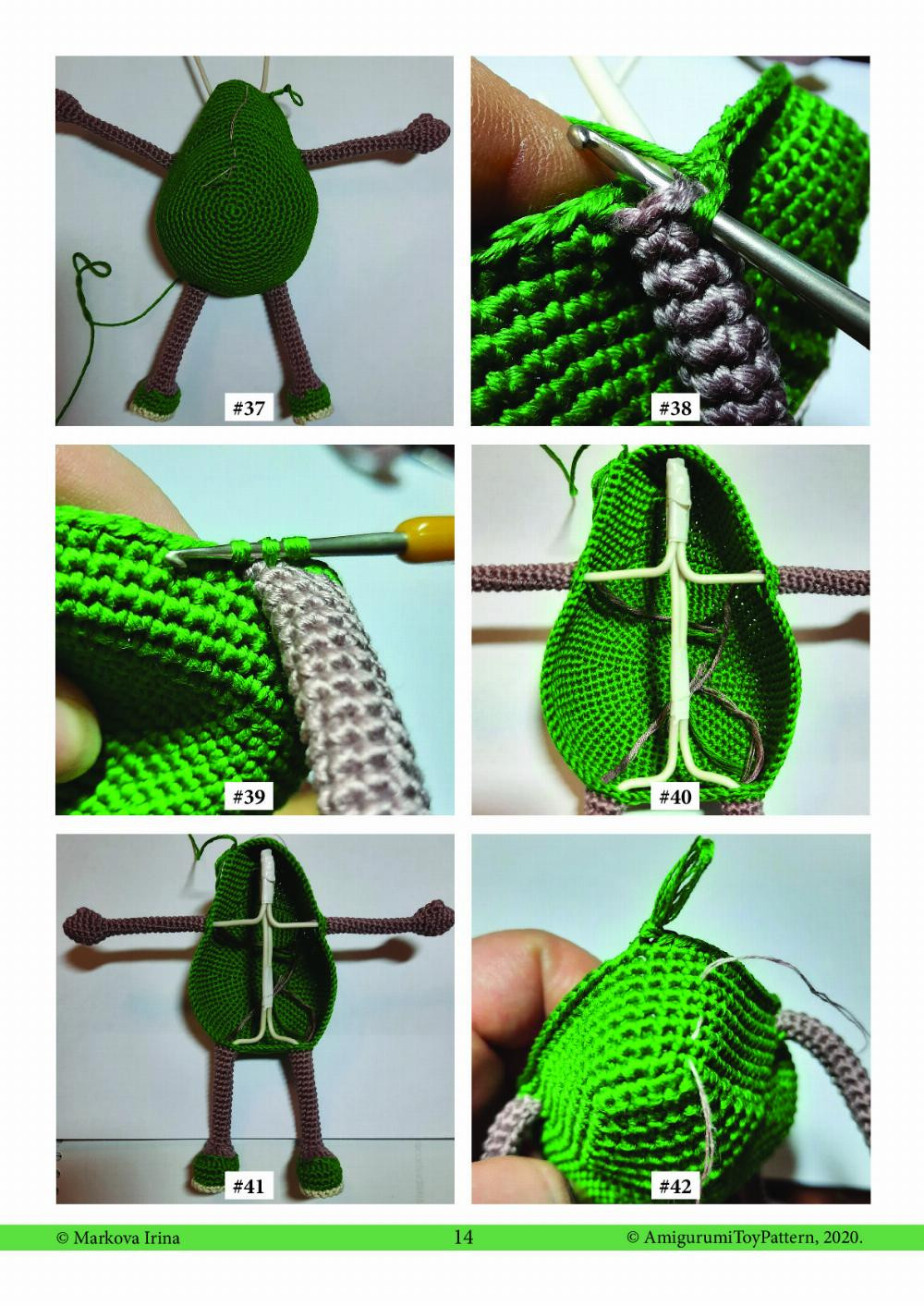 avocado crochet pattern pdf