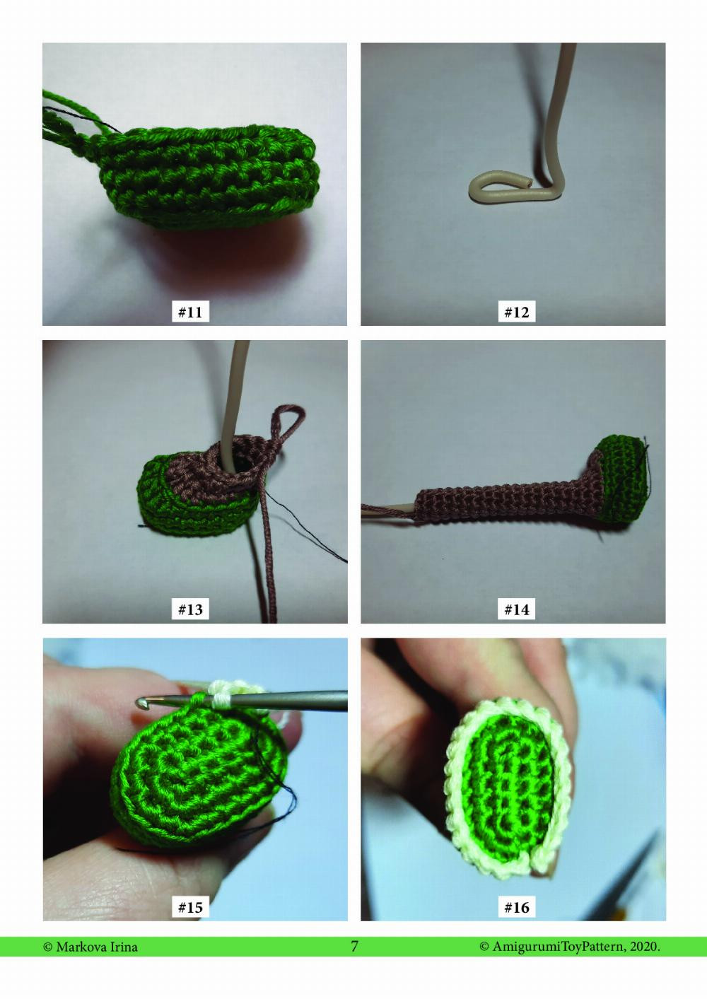 avocado crochet pattern pdf