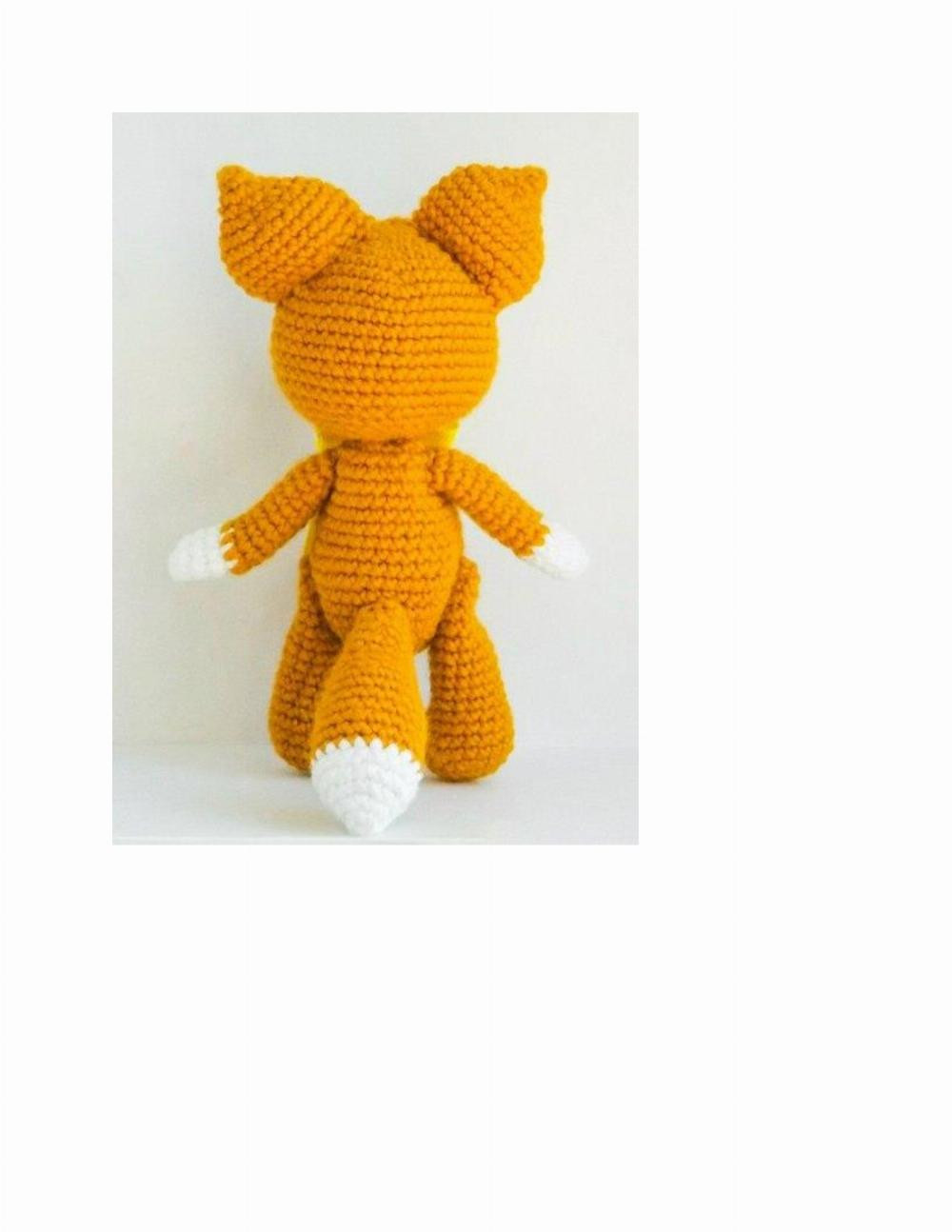 Baby fox crochet pattern (free) To create a cute amigurumi fox