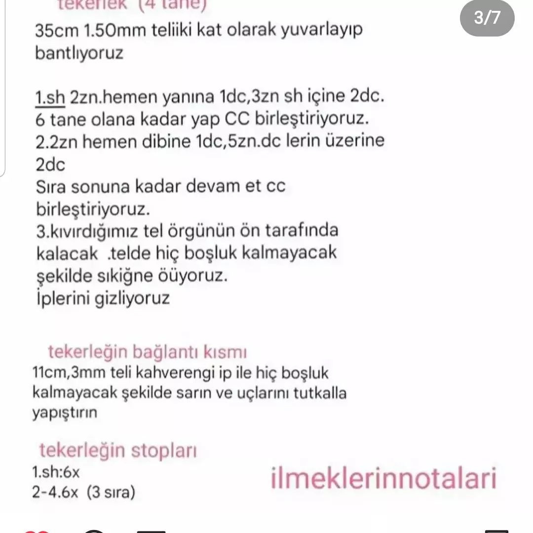 Balkabağı atı ve arabası tığ işi modeli.