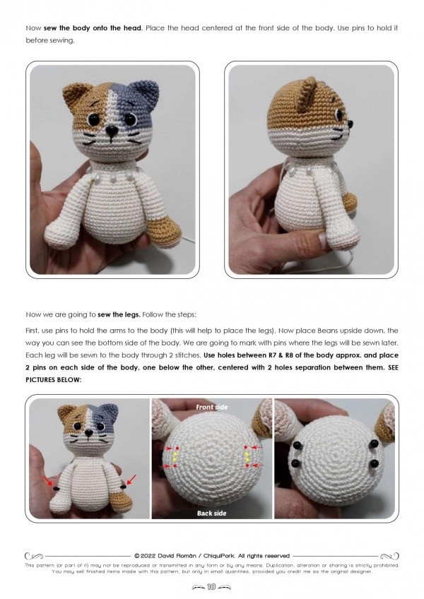 beans the cat crochet pattern