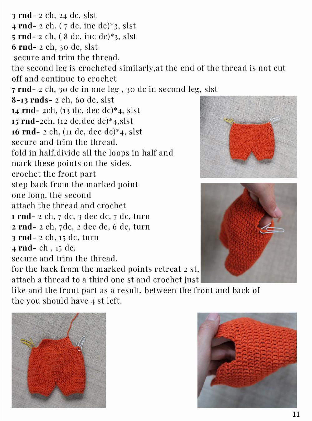 bear bob crochet pattern