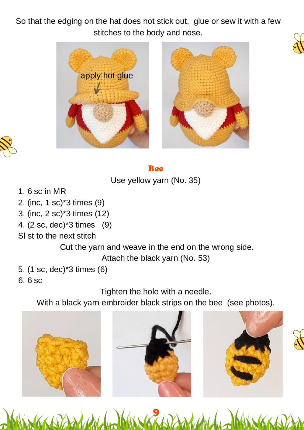 Bear gnome CROCHET PATTERN