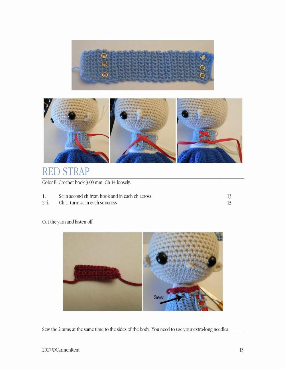 BELLE amigurumi crochet pattern