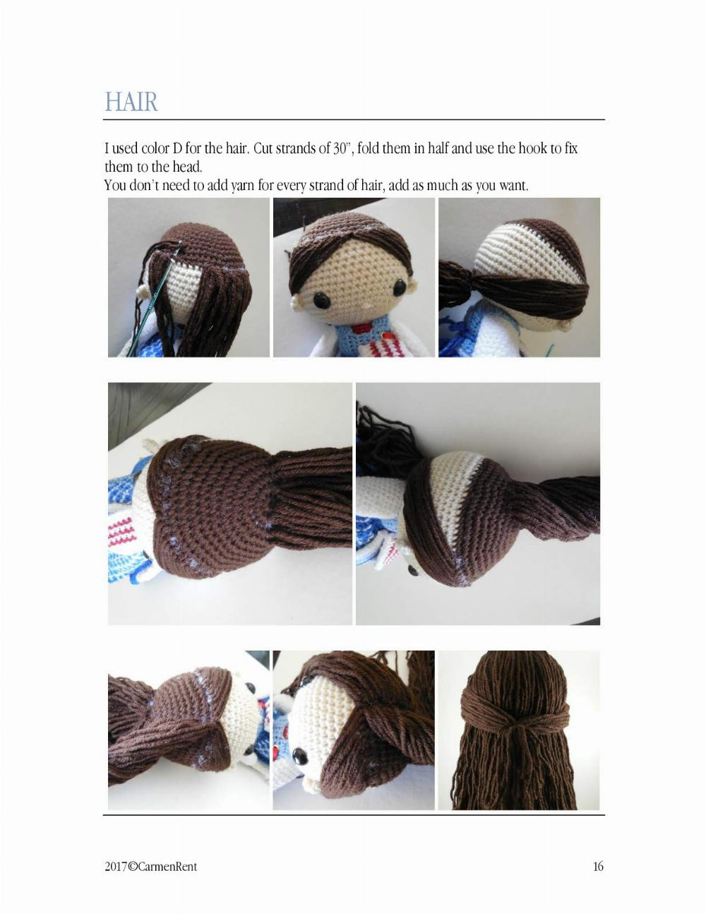 BELLE amigurumi crochet pattern