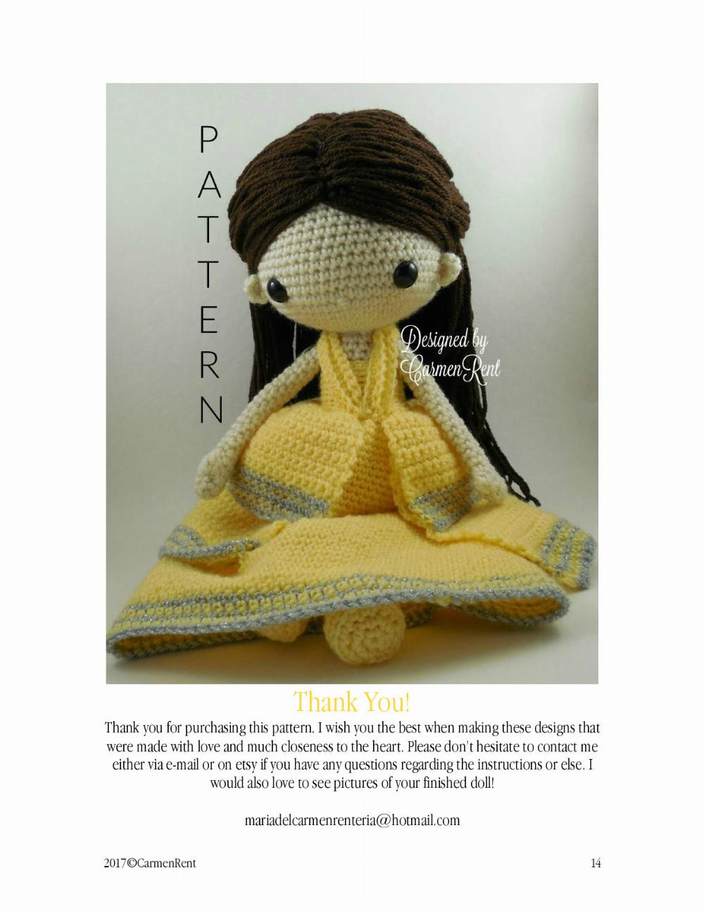 belle crochet pattern