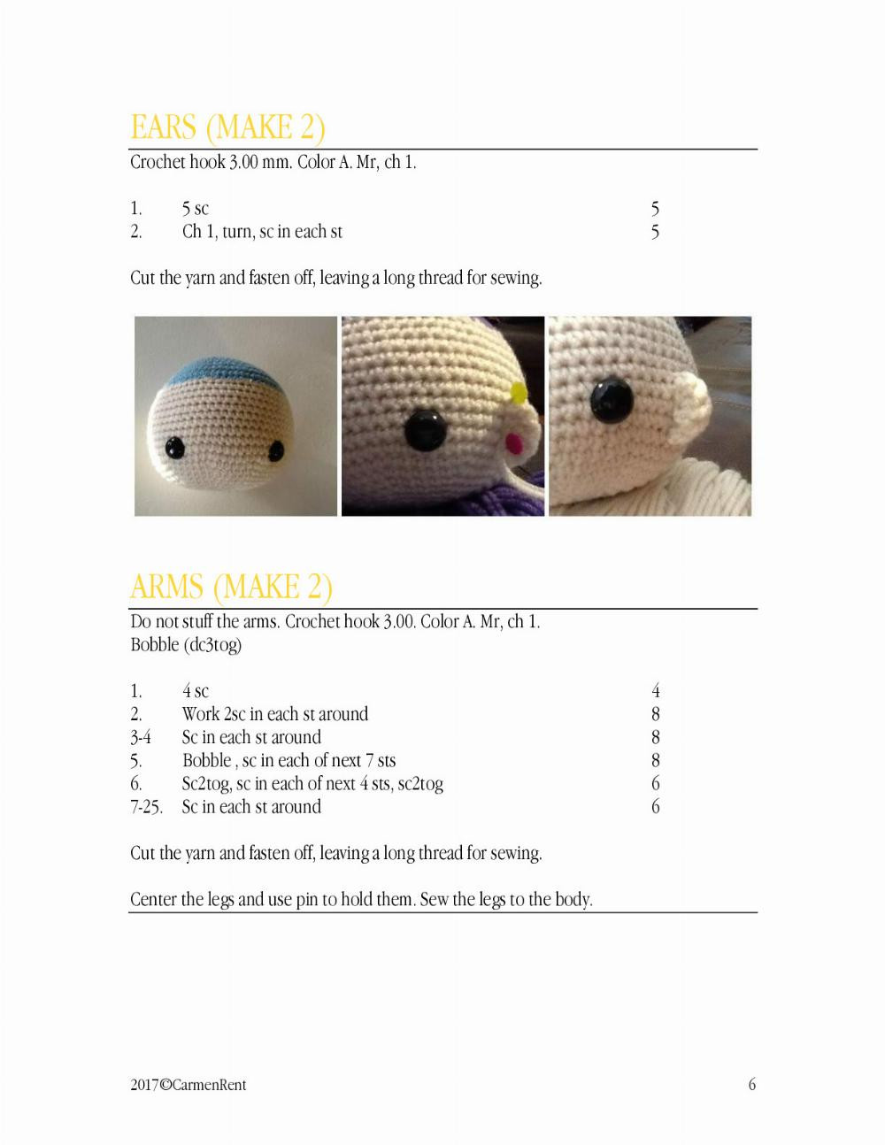 belle crochet pattern