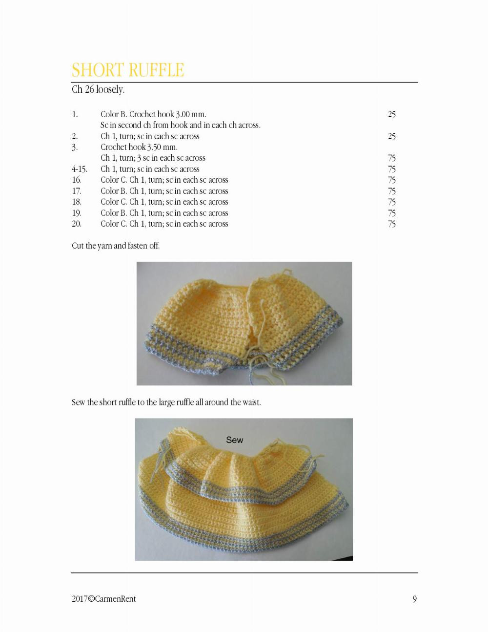 belle crochet pattern