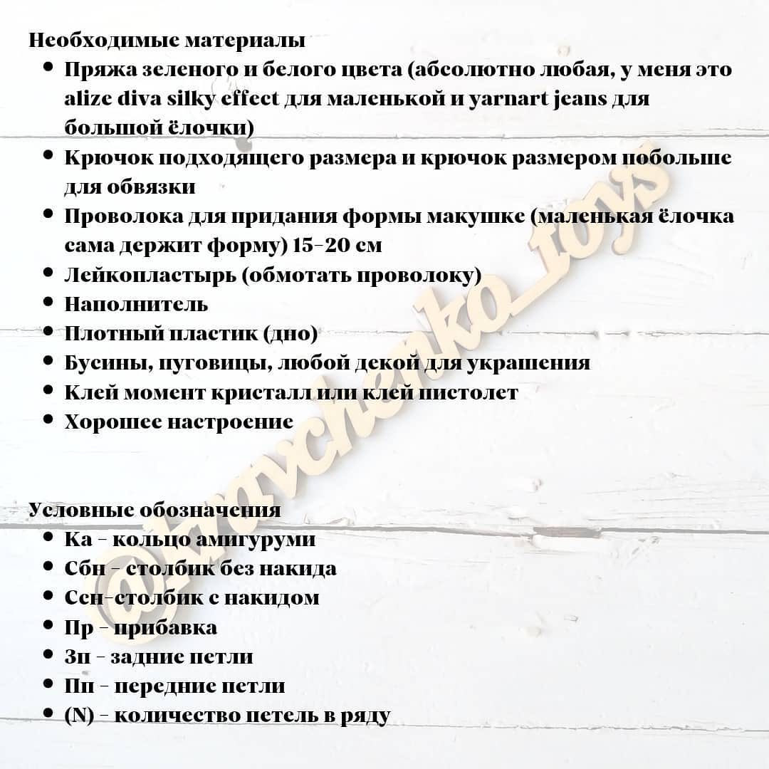 Бесплатное описание новогодней ёлочки от автора публикации готовых работ