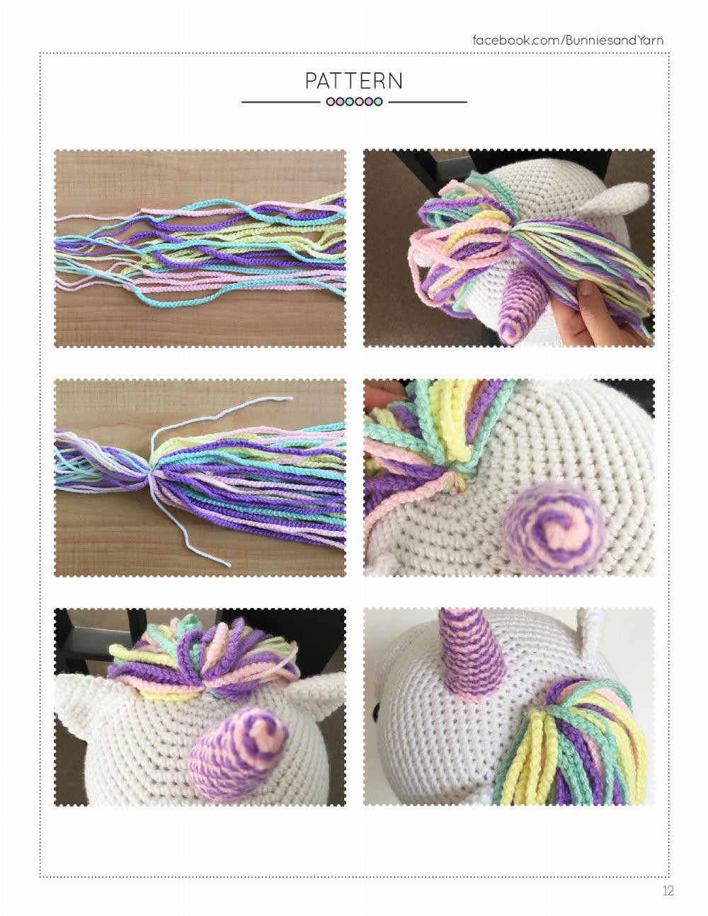 Betsy the Big Unicorn Crochet Pattern