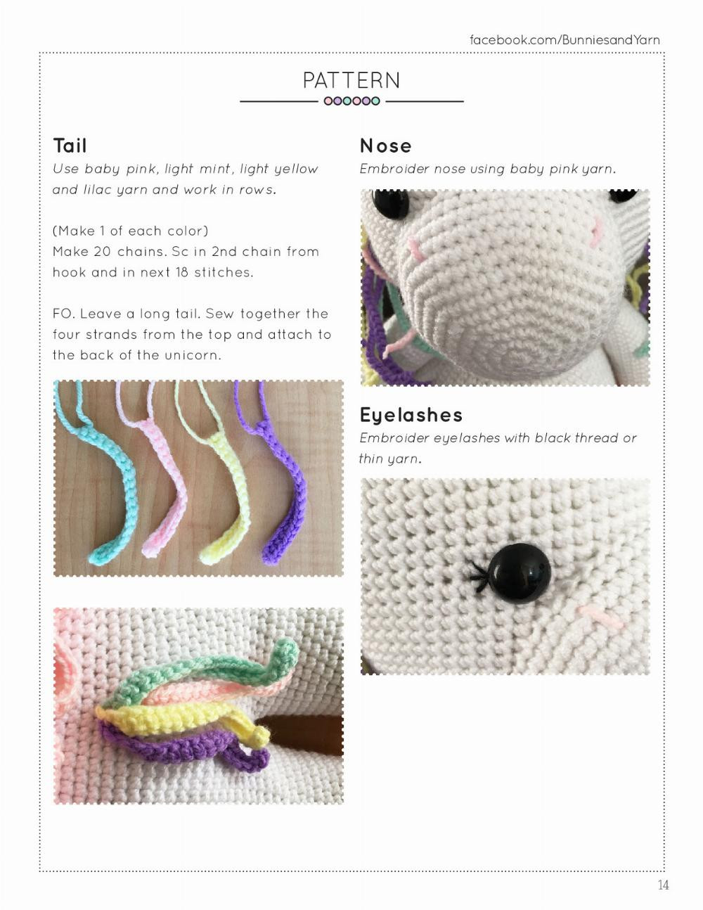 Betsy the Big Unicorn Crochet Pattern