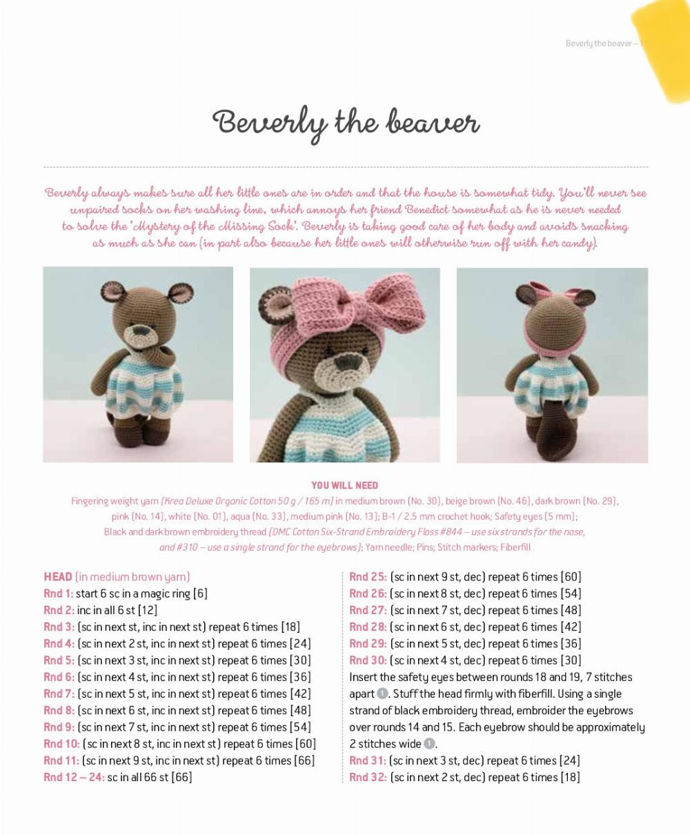 beverly "bear" crochet pattern