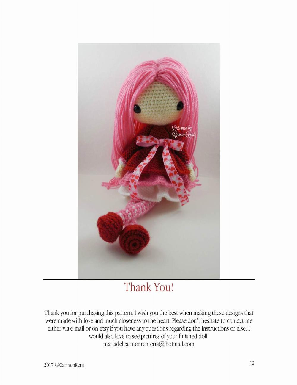 BIBI doll crochet pattern