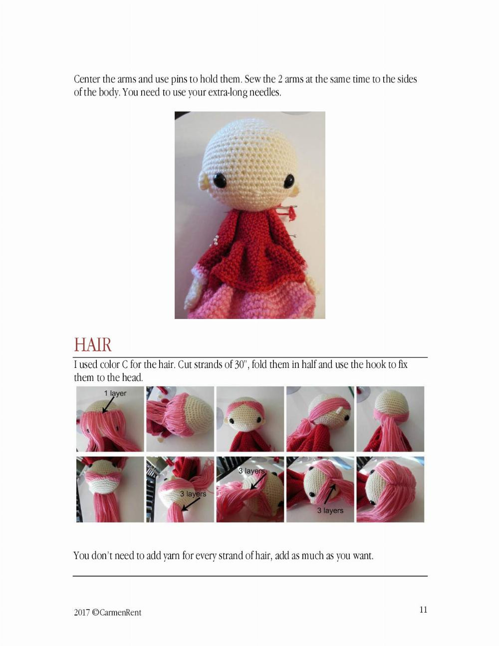 BIBI doll crochet pattern