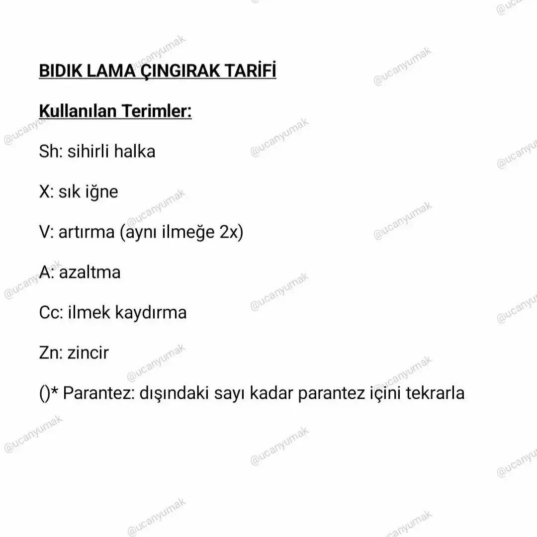 Bıdık serisinin süslüsü Lama çıngırak tarifi sizinlee😍🥳🍀 seçmekte zorlanıyorum ama Lama'yı bi tık fazla sevdim sanki🫣🤍 sizce nasıl olmuş, tatlı yorumlarınızı merak ediyor kendisi🥲🫶🏻🤗