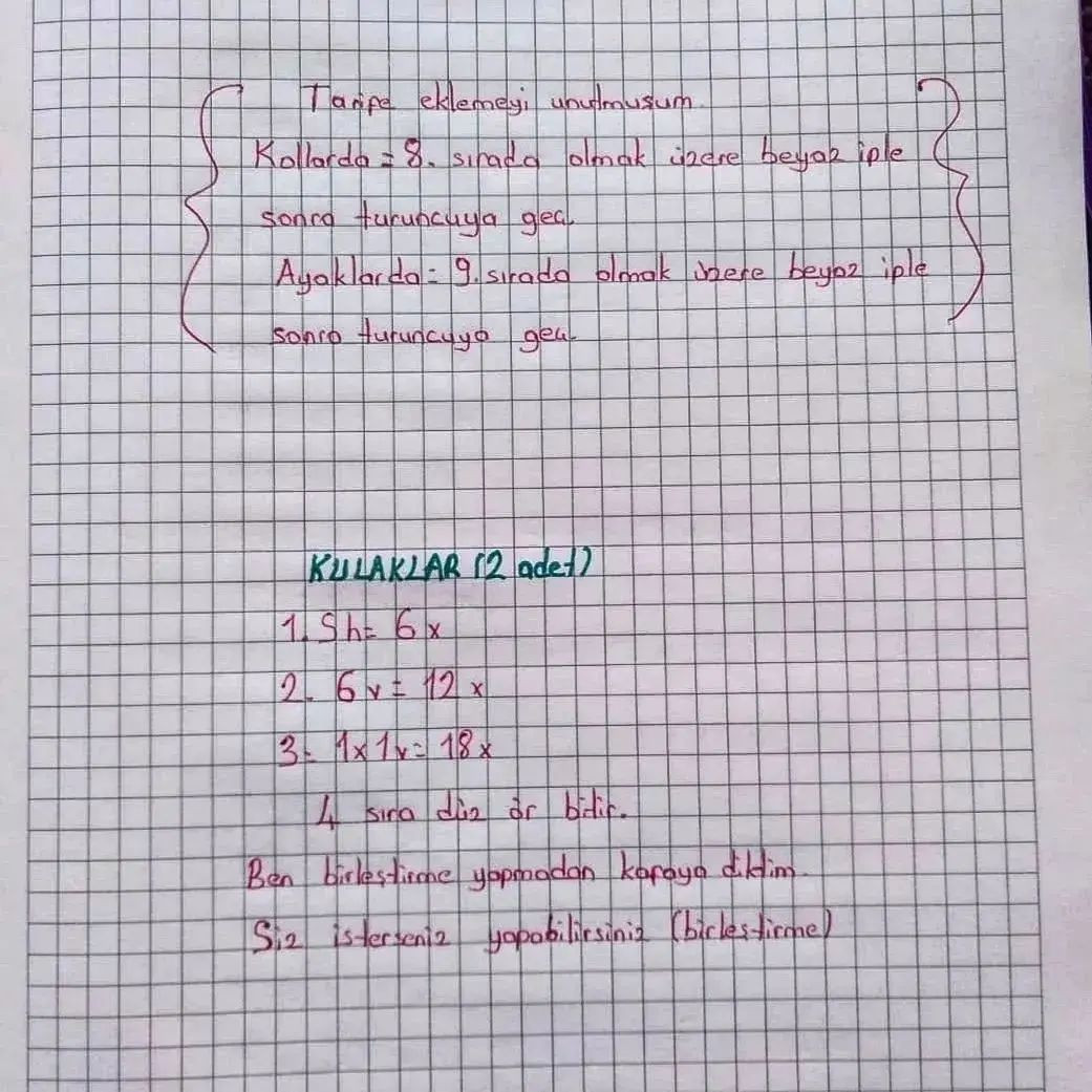 Boynuna eşarp takan bir kaplanın tığ işi modeli