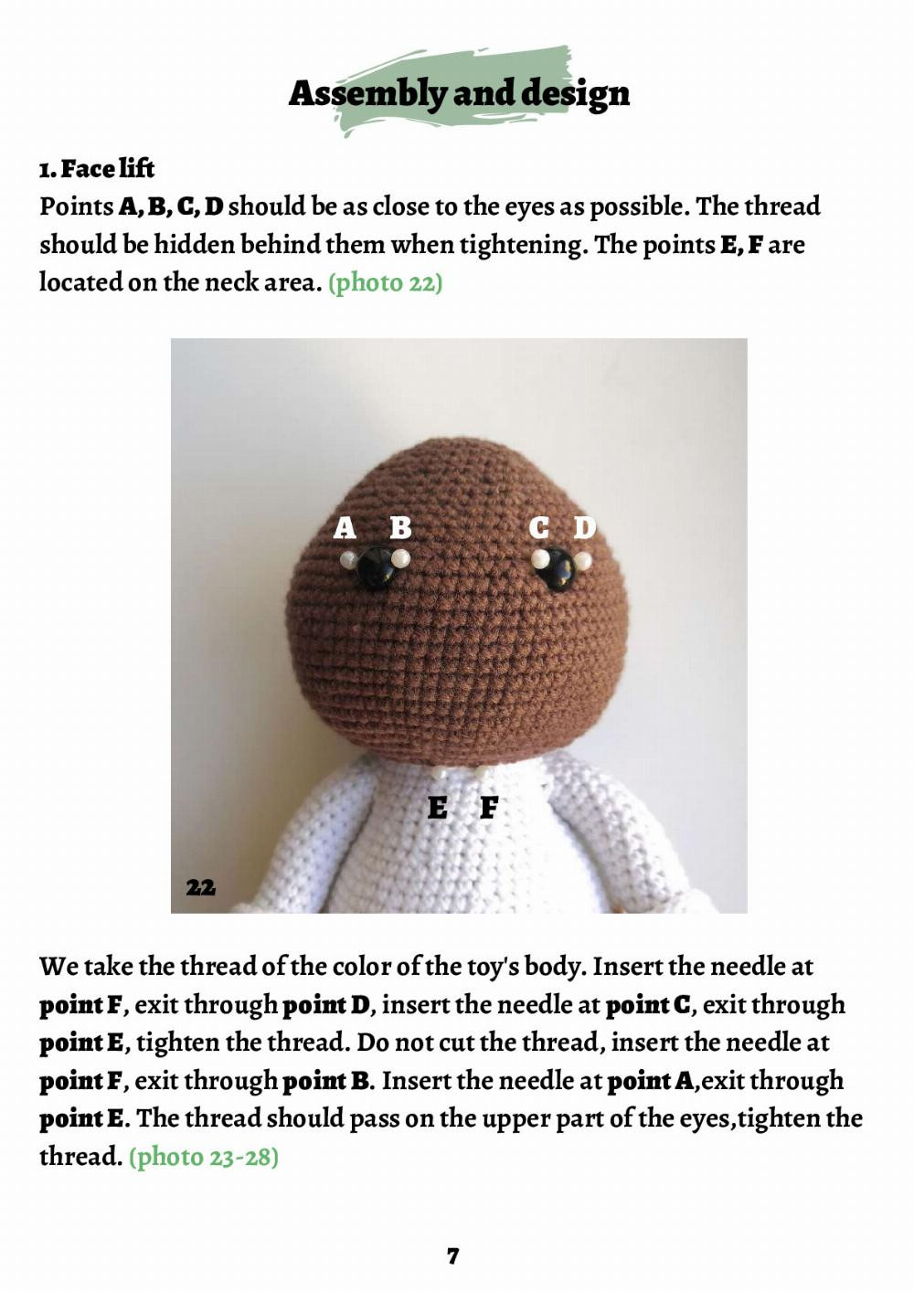 Bruno Bear Crochet pattern