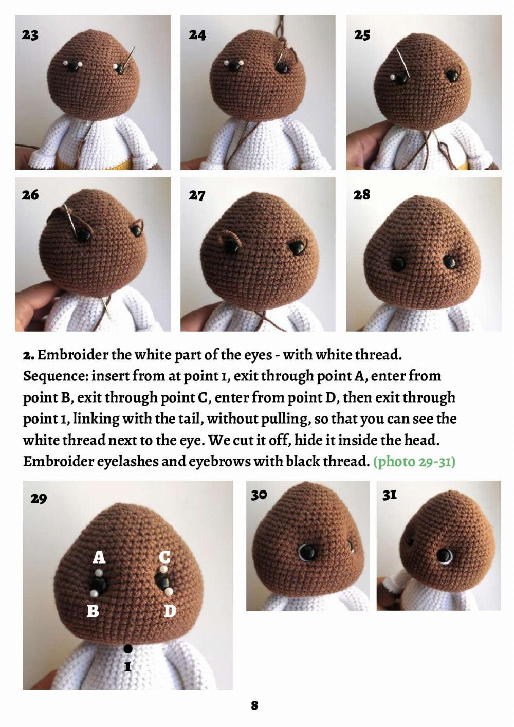 Bruno Bear Crochet pattern